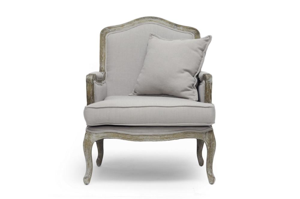 Clancy Classic Antiqued French Accent Chair - living-essentials