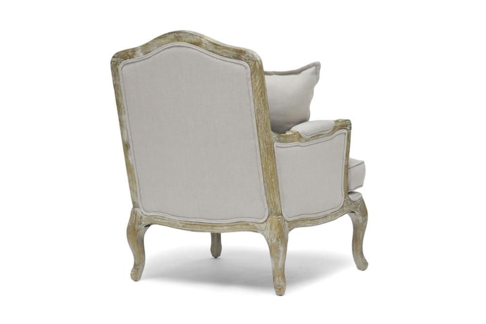 Clancy Classic Antiqued French Accent Chair - living-essentials