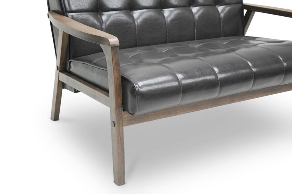 Waylon Brown Mid-Century Masterpiece Loveseat - living-essentials