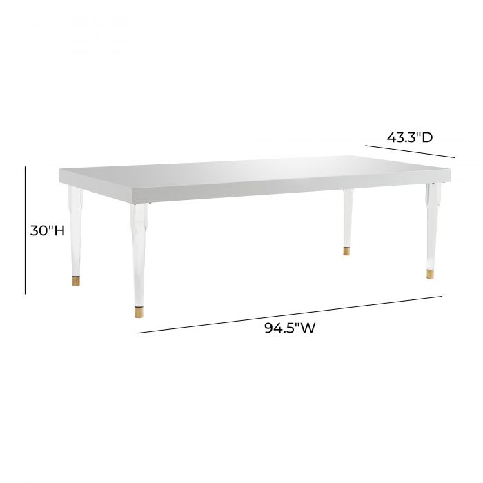 Adelaide Glossy Lacquer Dining Table