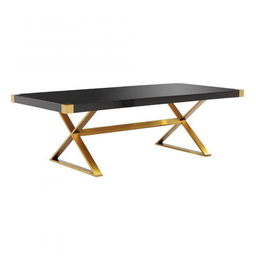 Bethel Black Lacquer Dining Table