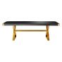 Bethel Black Lacquer Dining Table