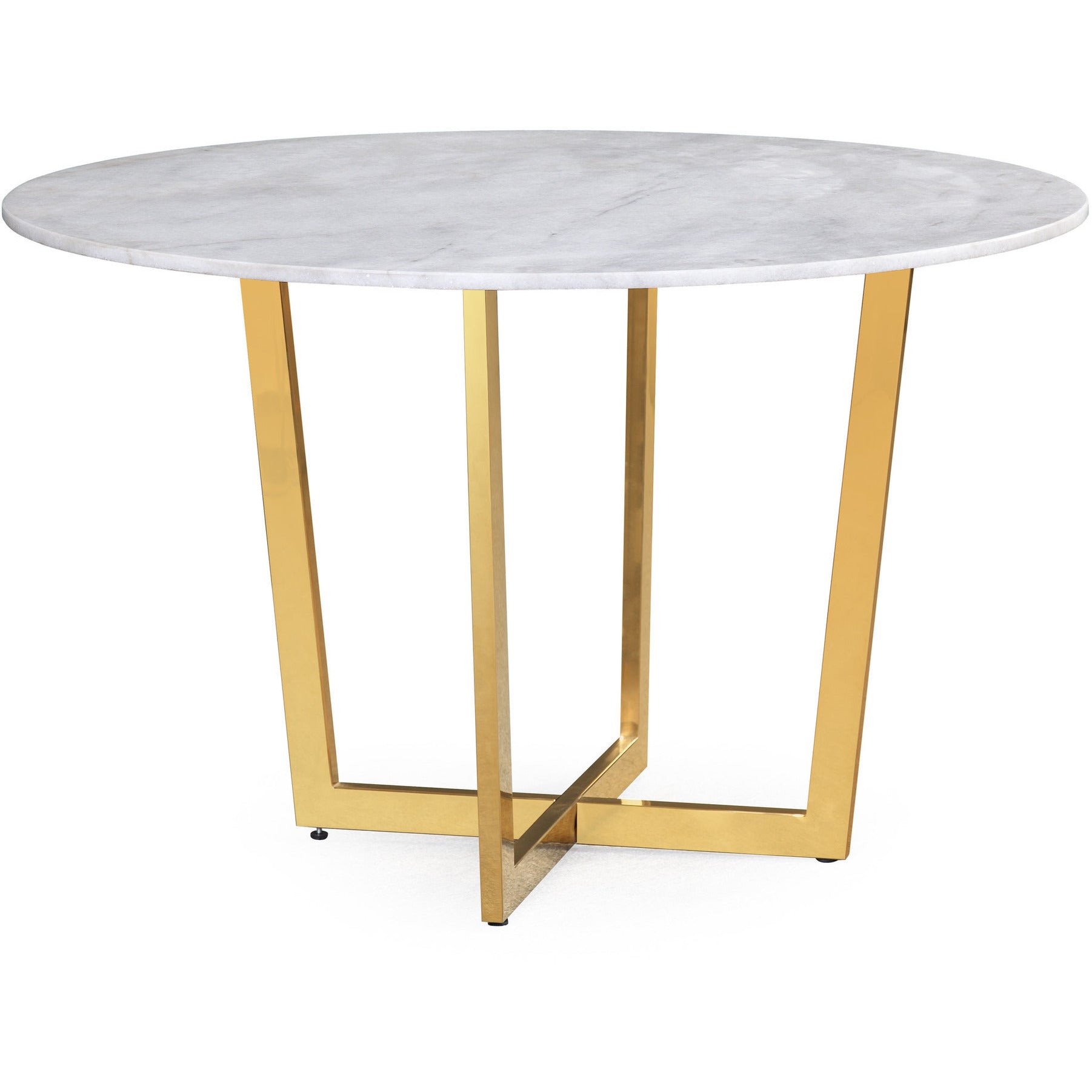 Maxine White Marble Dining Table - living-essentials