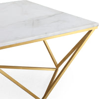 Harold White Marble CoffeeTable - living-essentials