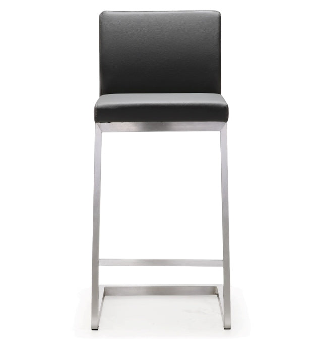 Parri Grey Steel Counter Stool (Set of 2) - living-essentials