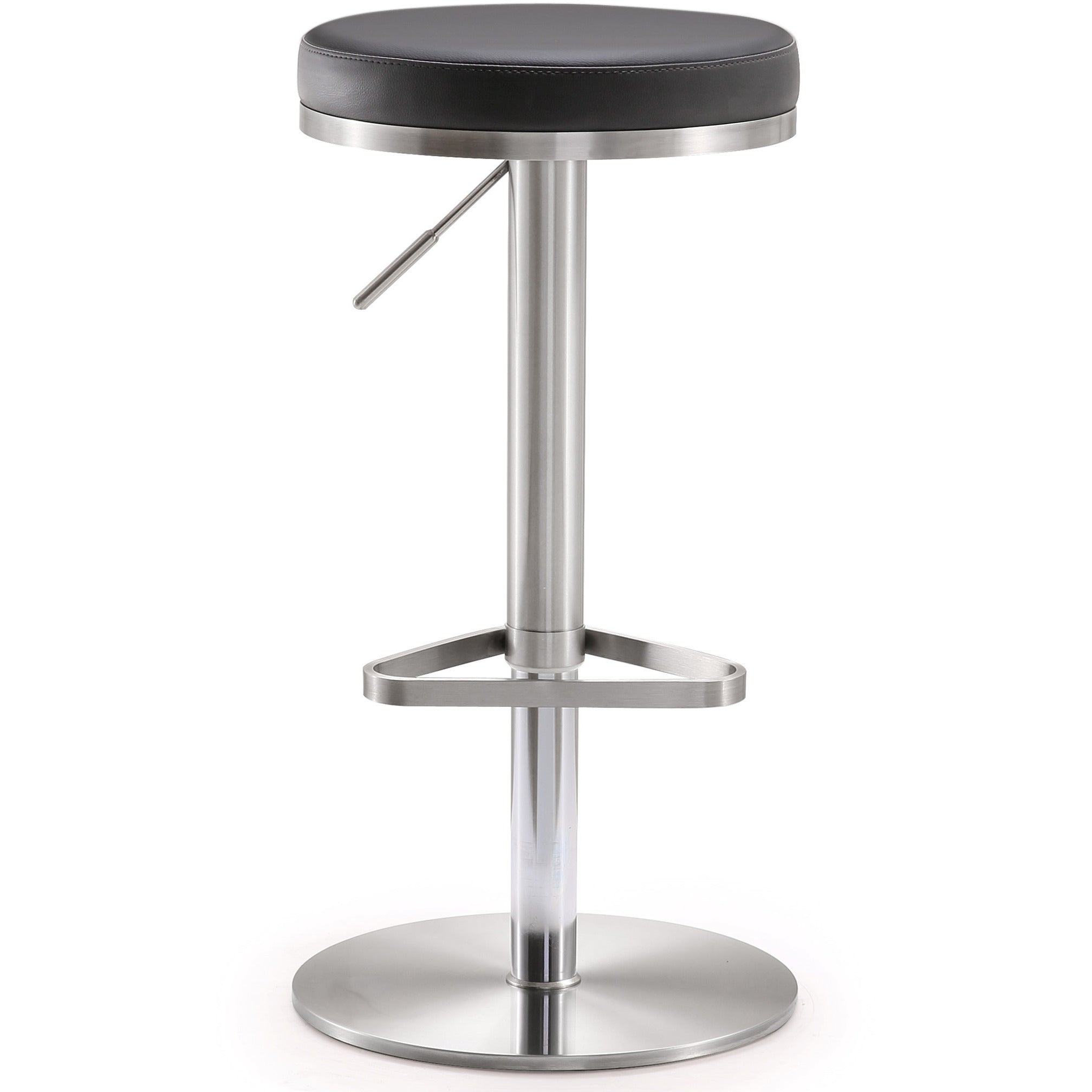 Farah Black Stainless Steel Barstool - living-essentials