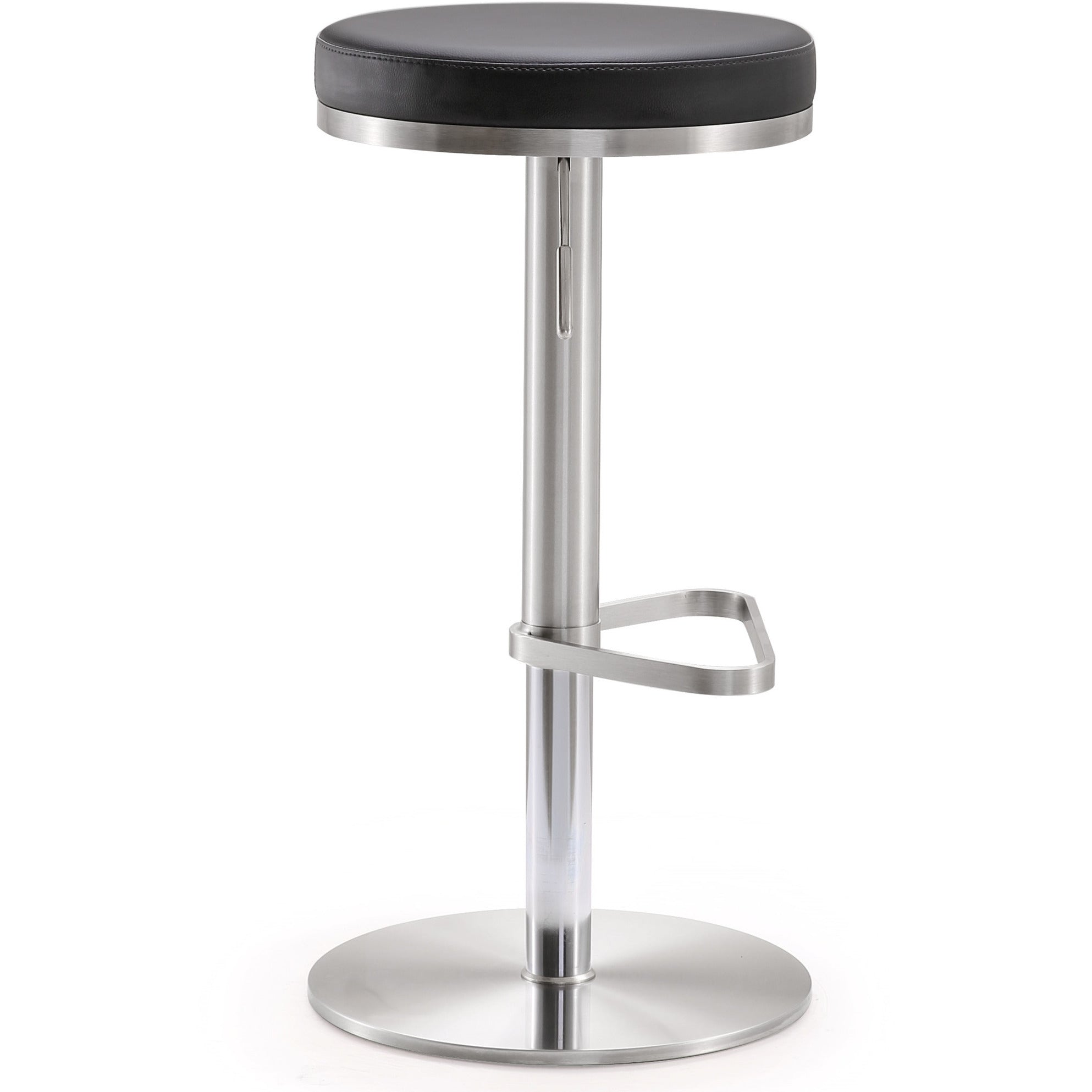 Farah Black Stainless Steel Barstool - living-essentials