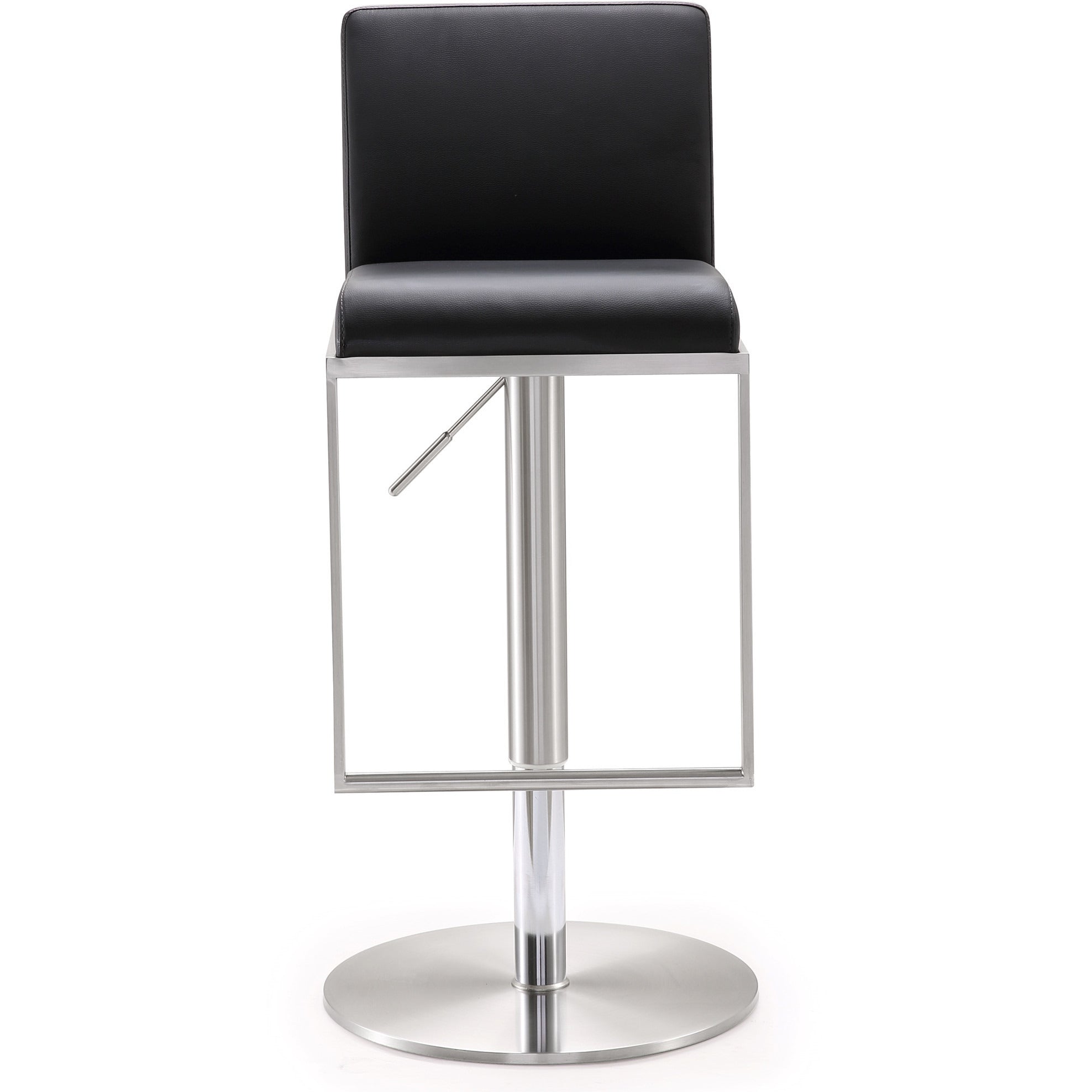 Amarie Black Stainless Steel Barstool - living-essentials