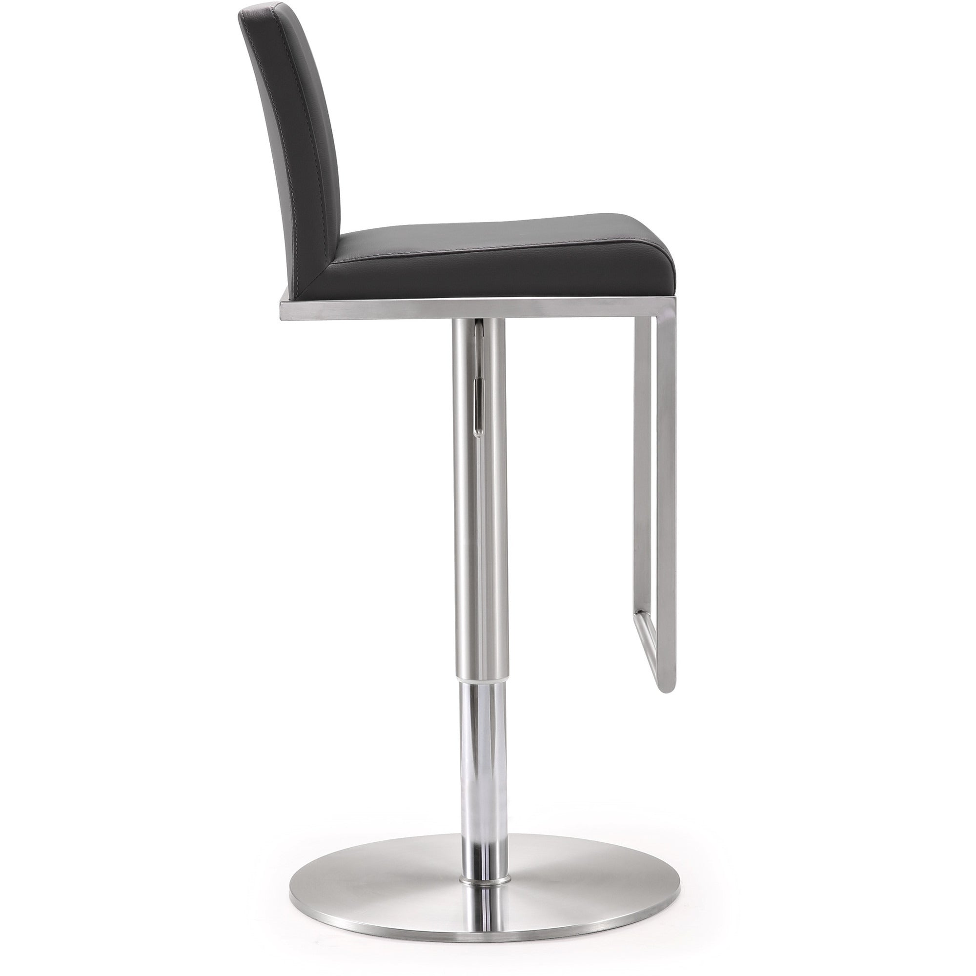 Amarie Grey Stainless Steel Barstool - living-essentials