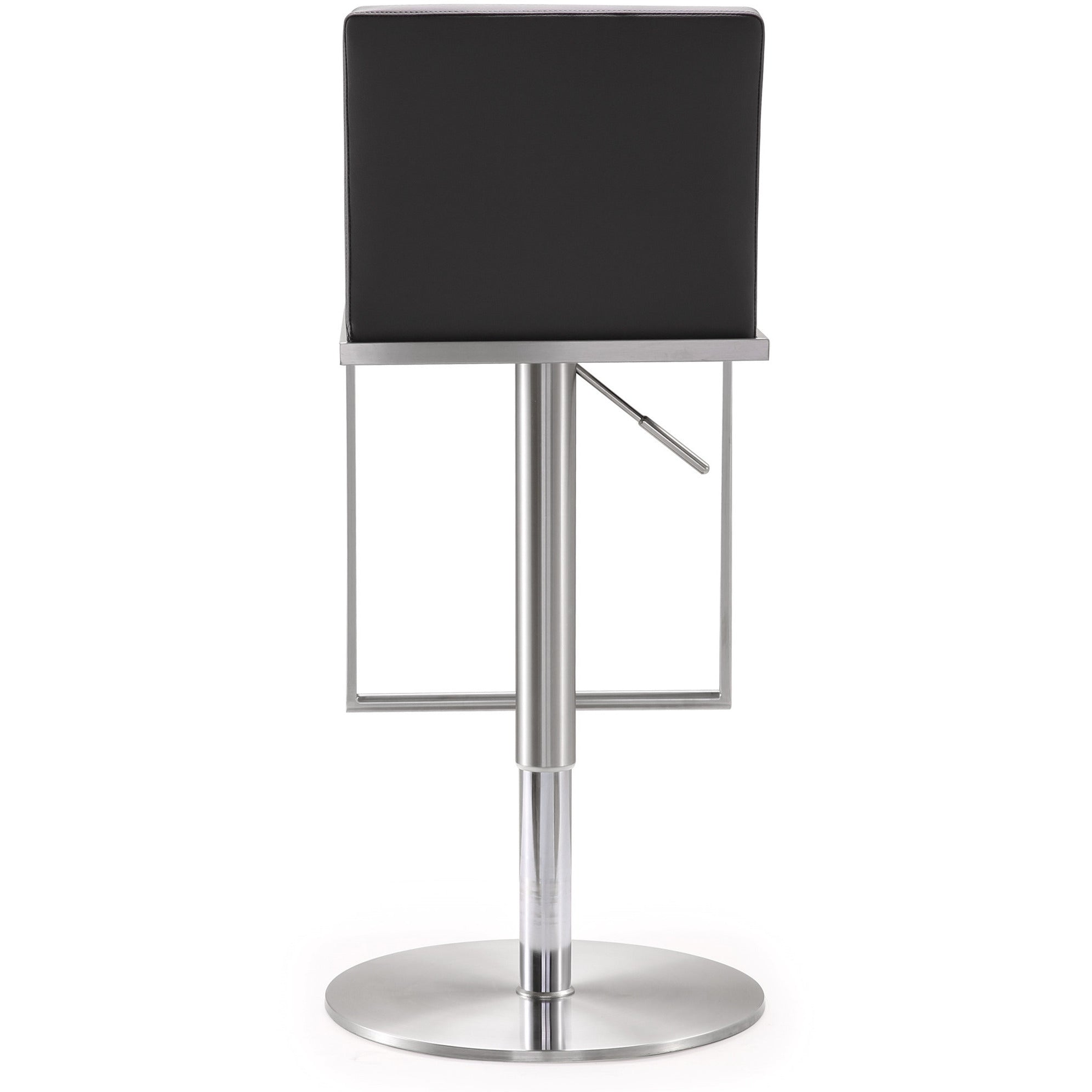 Amarie Grey Stainless Steel Barstool - living-essentials