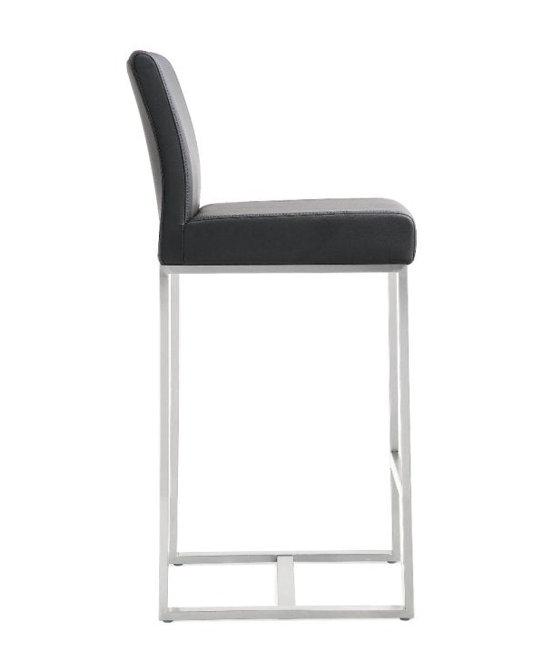 Deangelo Black Steel Counterstool (Set of 2) - living-essentials