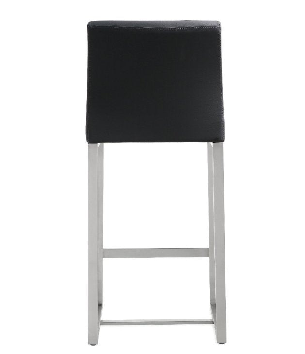 Deangelo Black Steel Counterstool (Set of 2) - living-essentials