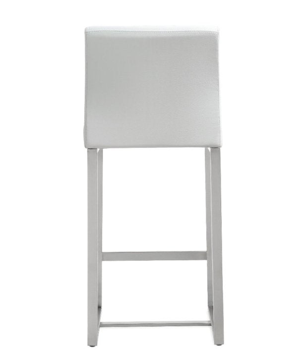 Deangelo White Steel Counterstool (Set of 2) - living-essentials