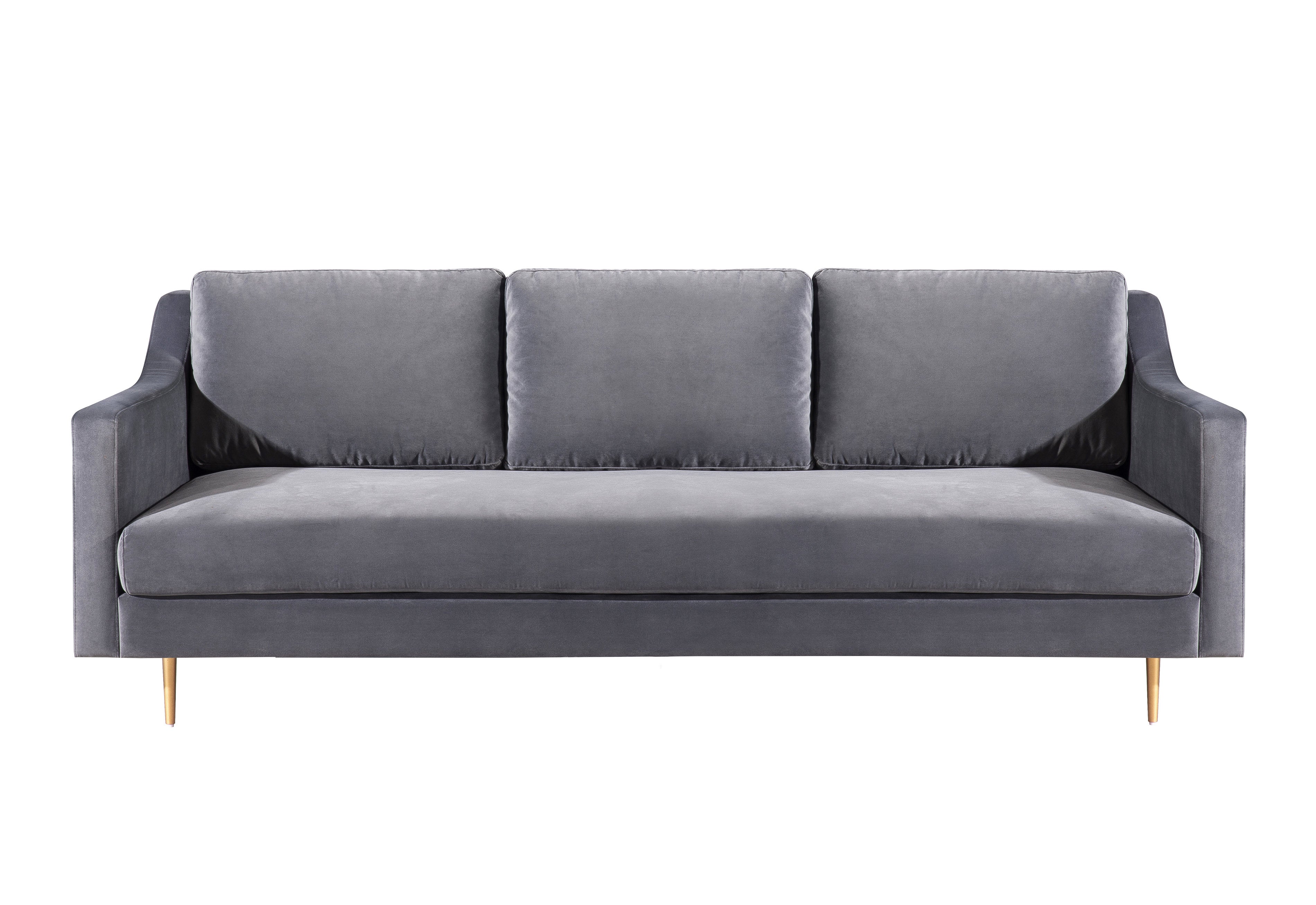 Milena Velvet Sofa - living-essentials