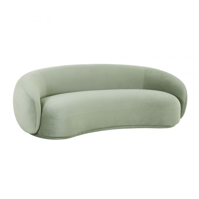 Kadence Moss Green Velvet Sofa