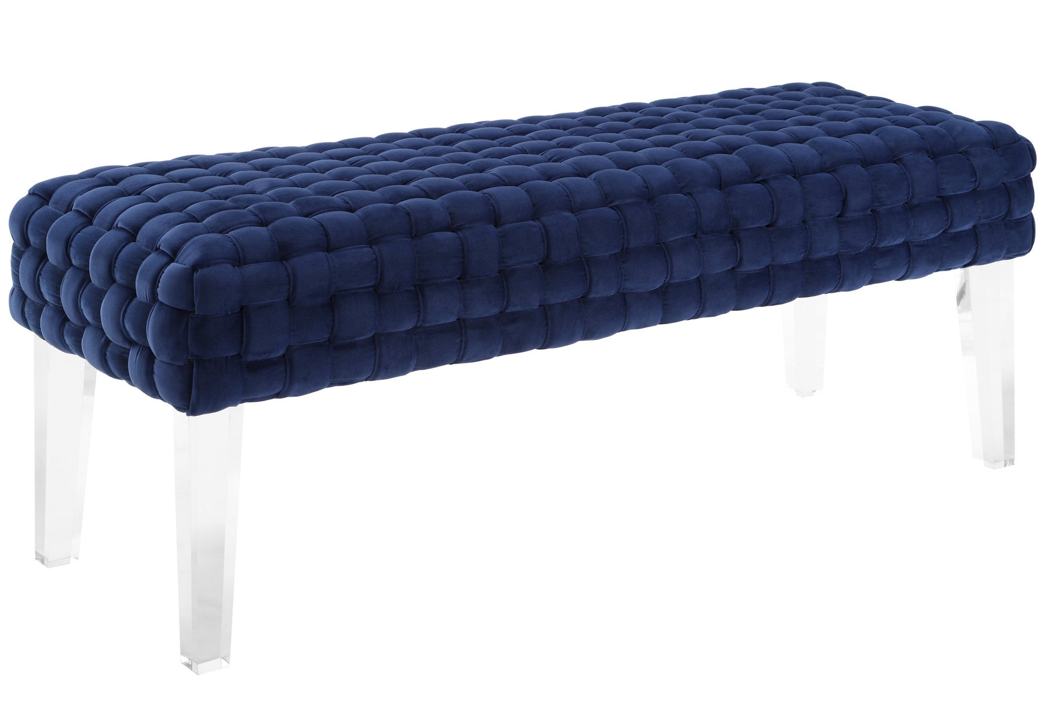 Valerie Velvet Woven Bench - living-essentials