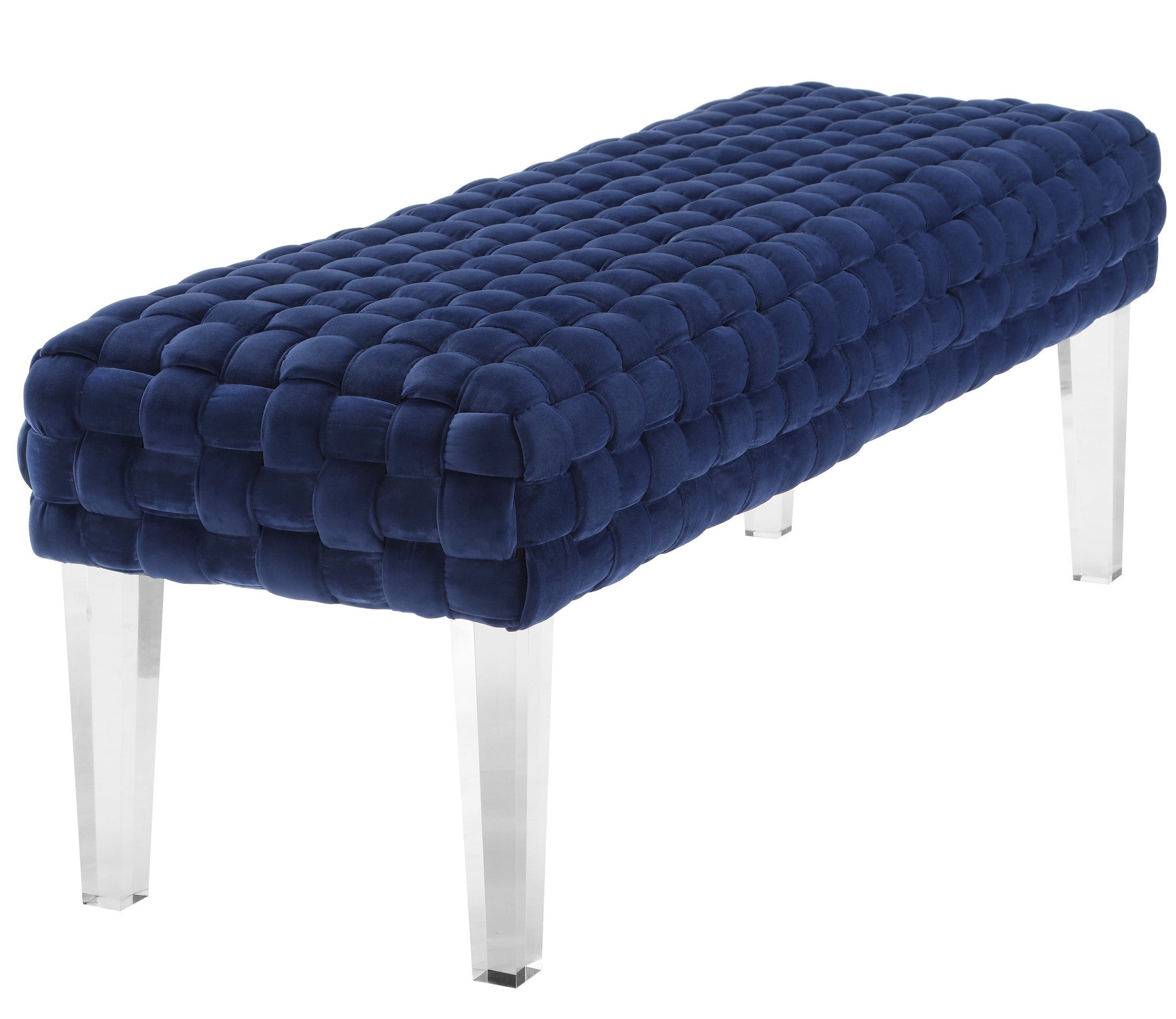 Valerie Velvet Woven Bench - living-essentials