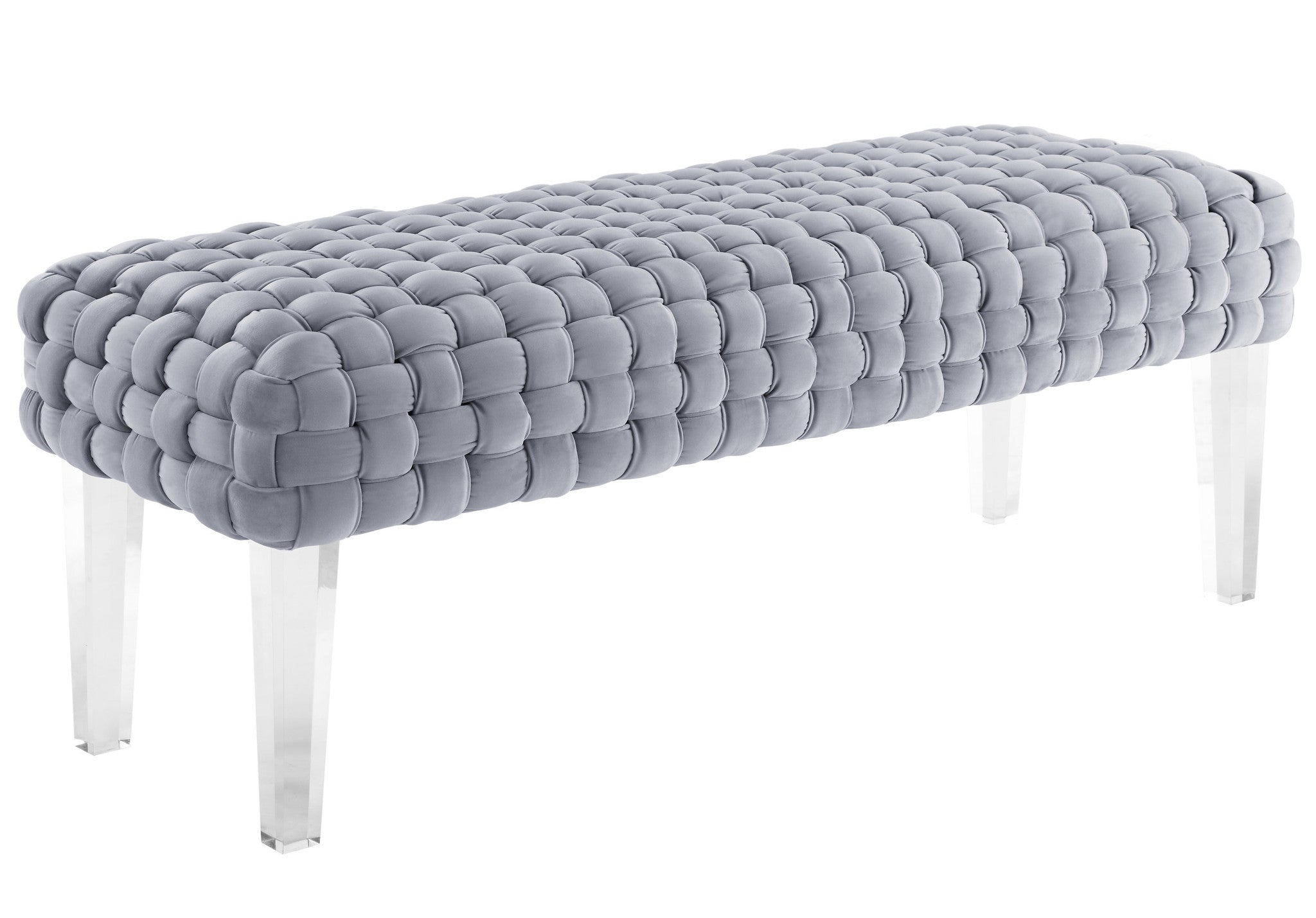 Valerie Velvet Woven Bench - living-essentials