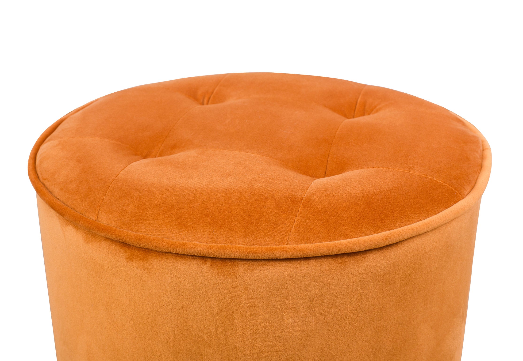 Lucille Velvet Ottoman - living-essentials