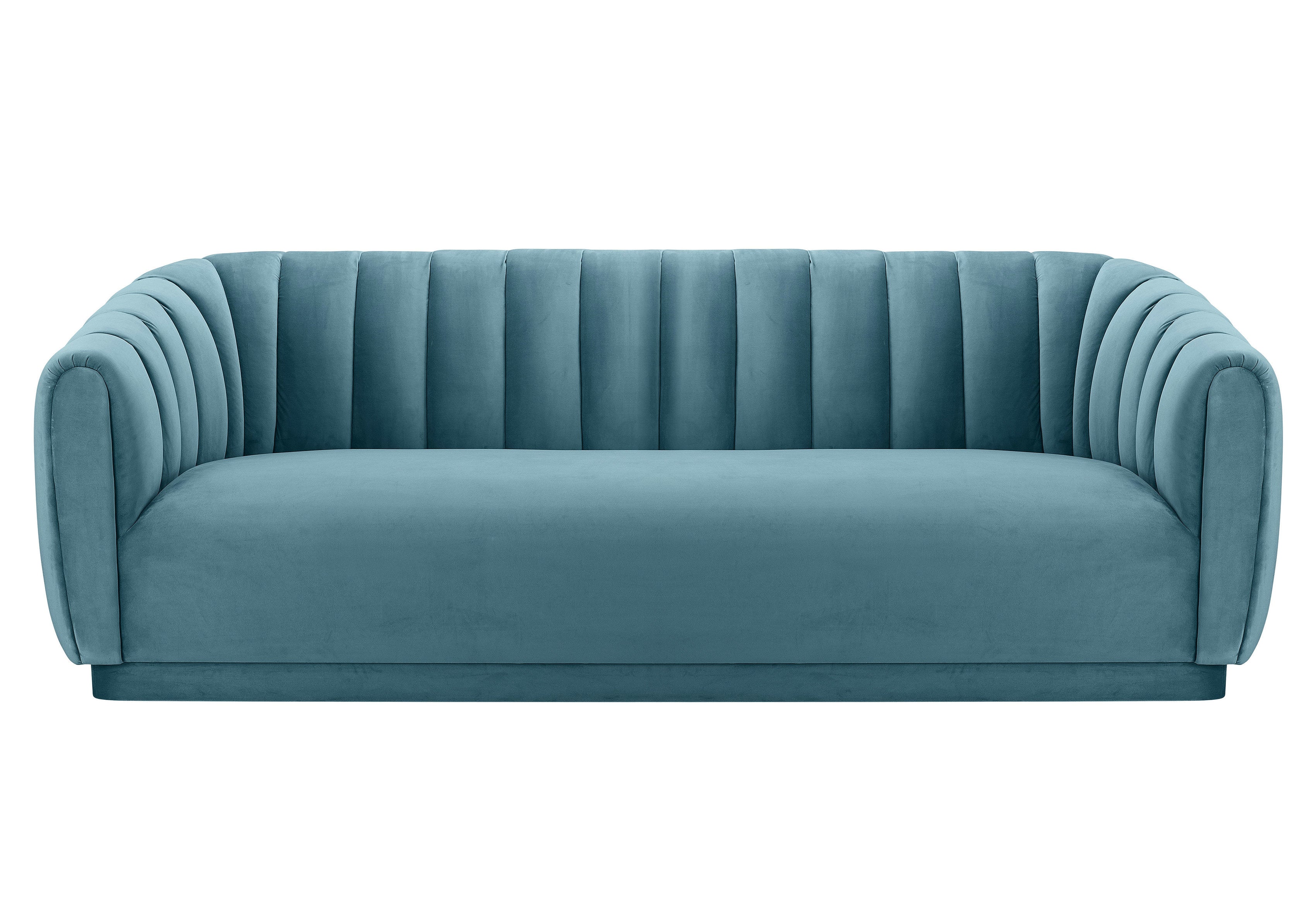 Hamptons Velvet Sofa - living-essentials