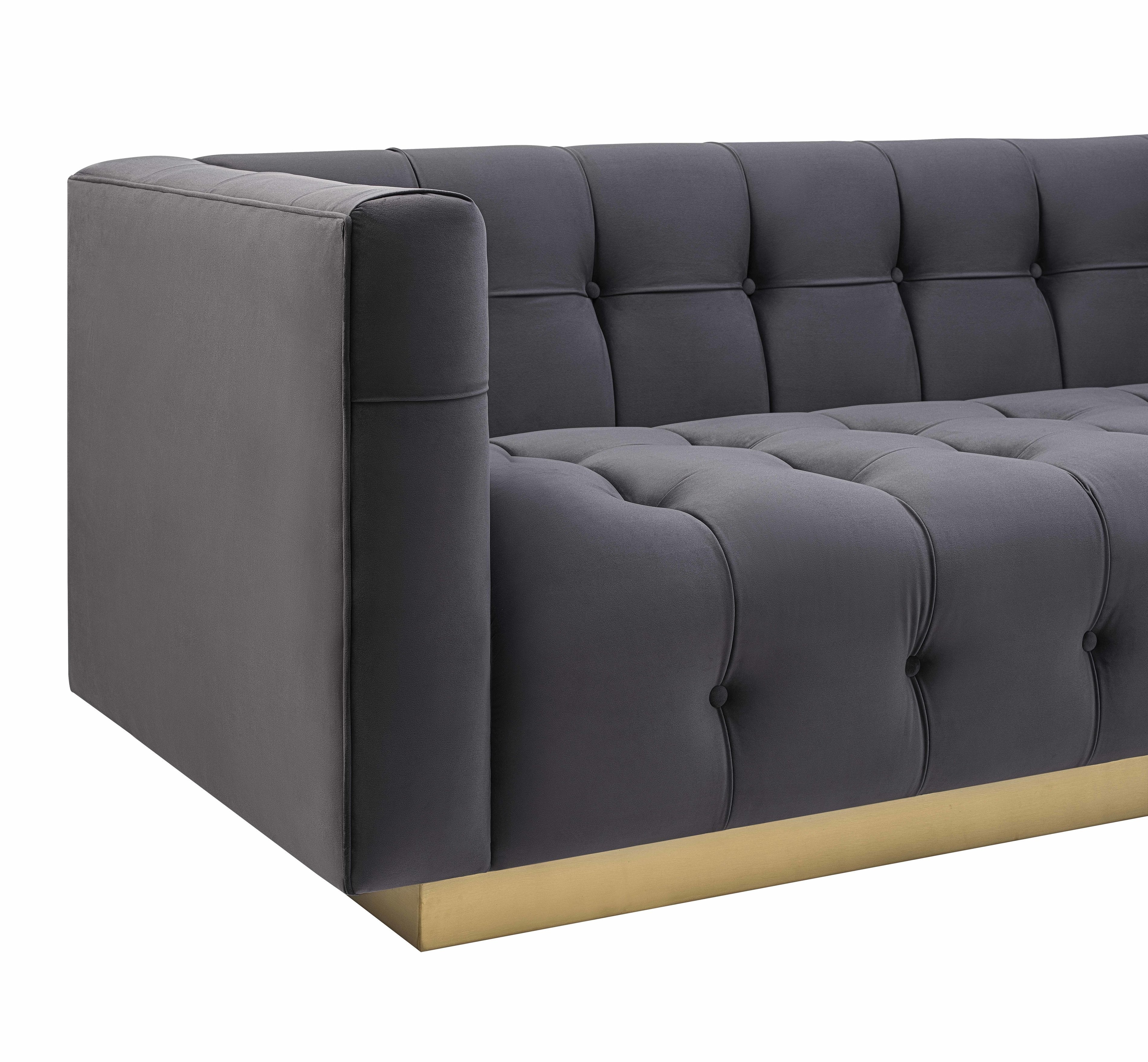 Rois Velvet Sofa - living-essentials