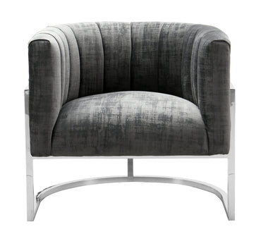 Mackenzie Chair with Silver Base - living-essentials