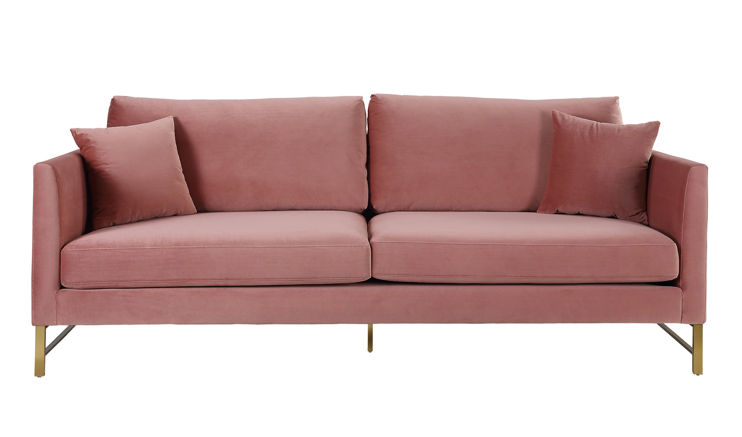 Malinda Velvet Sofa - living-essentials