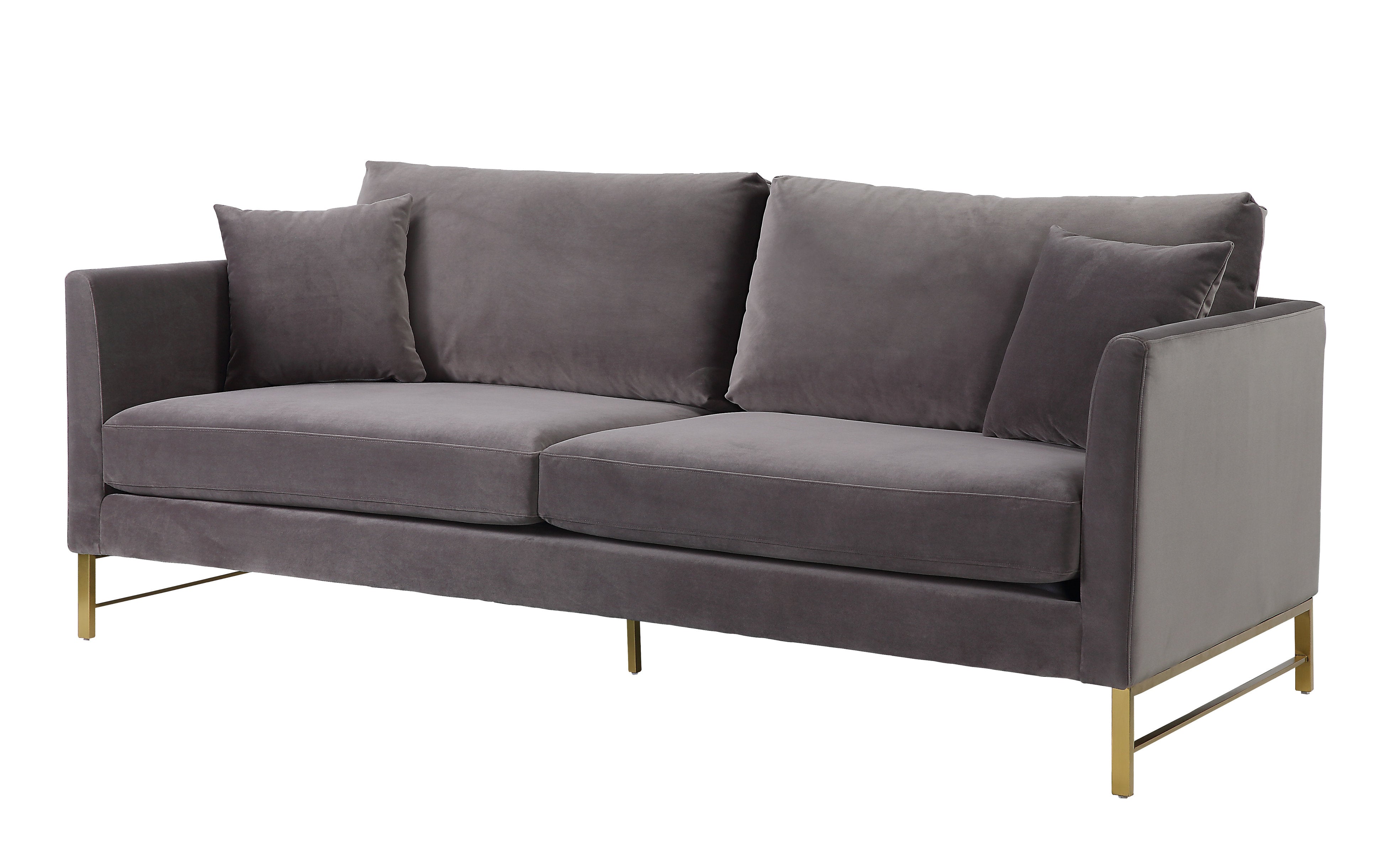 Malinda Velvet Sofa - living-essentials