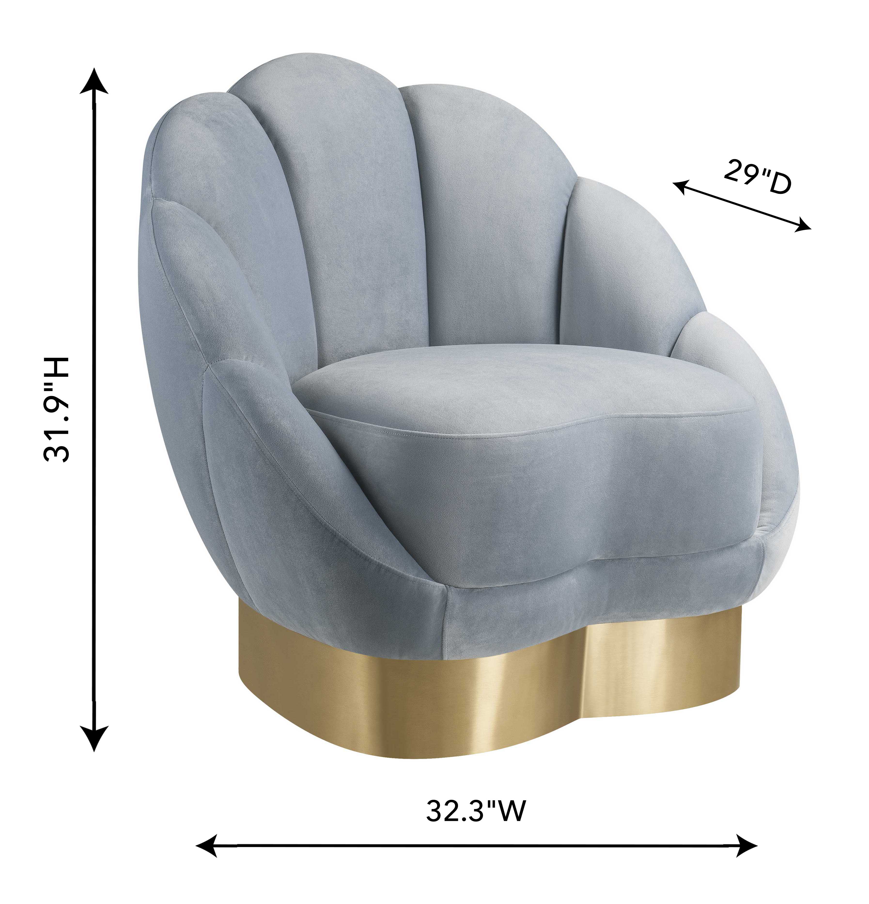 Blaise Velvet Chair - living-essentials