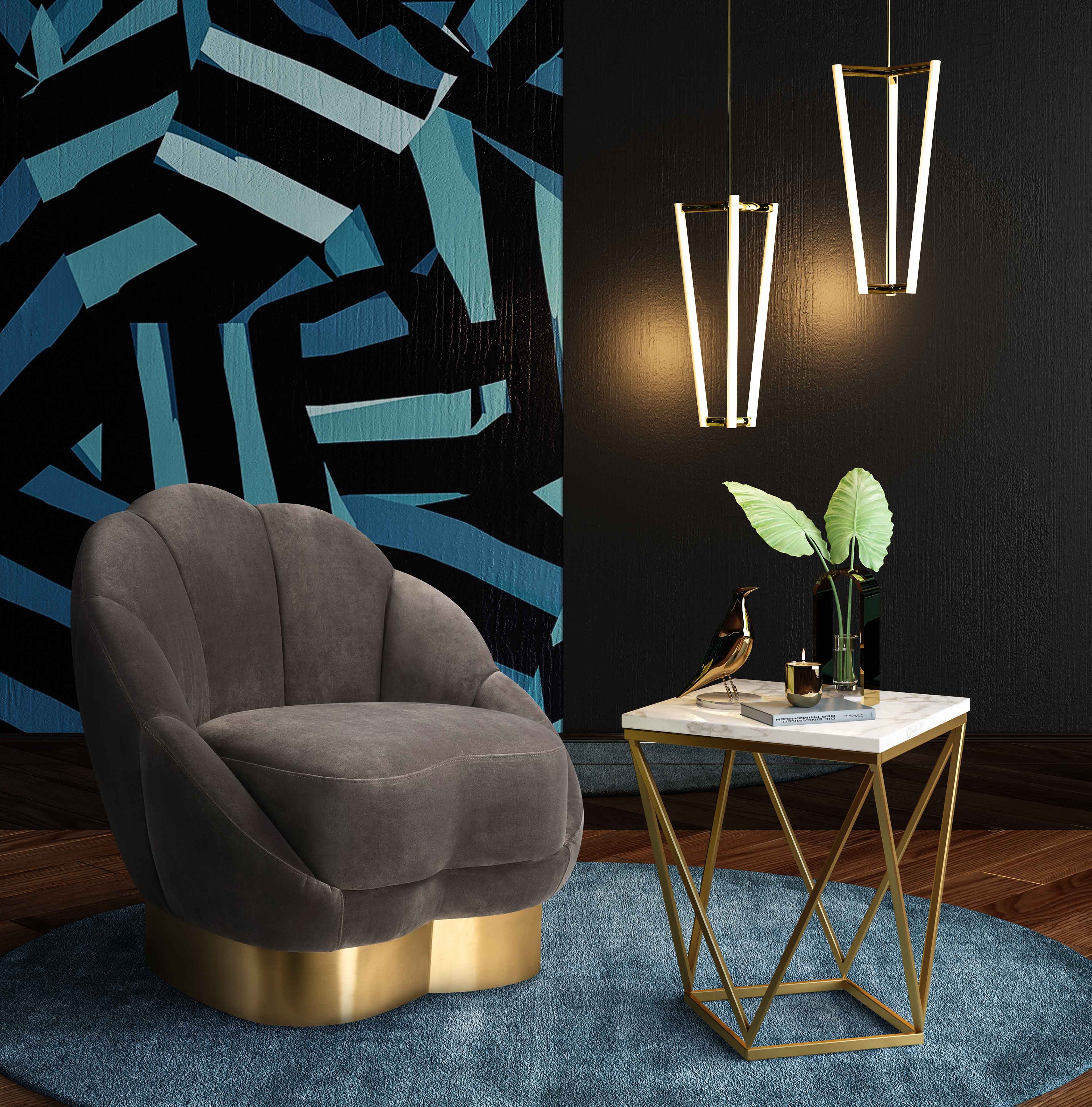 Blaise Velvet Chair - living-essentials