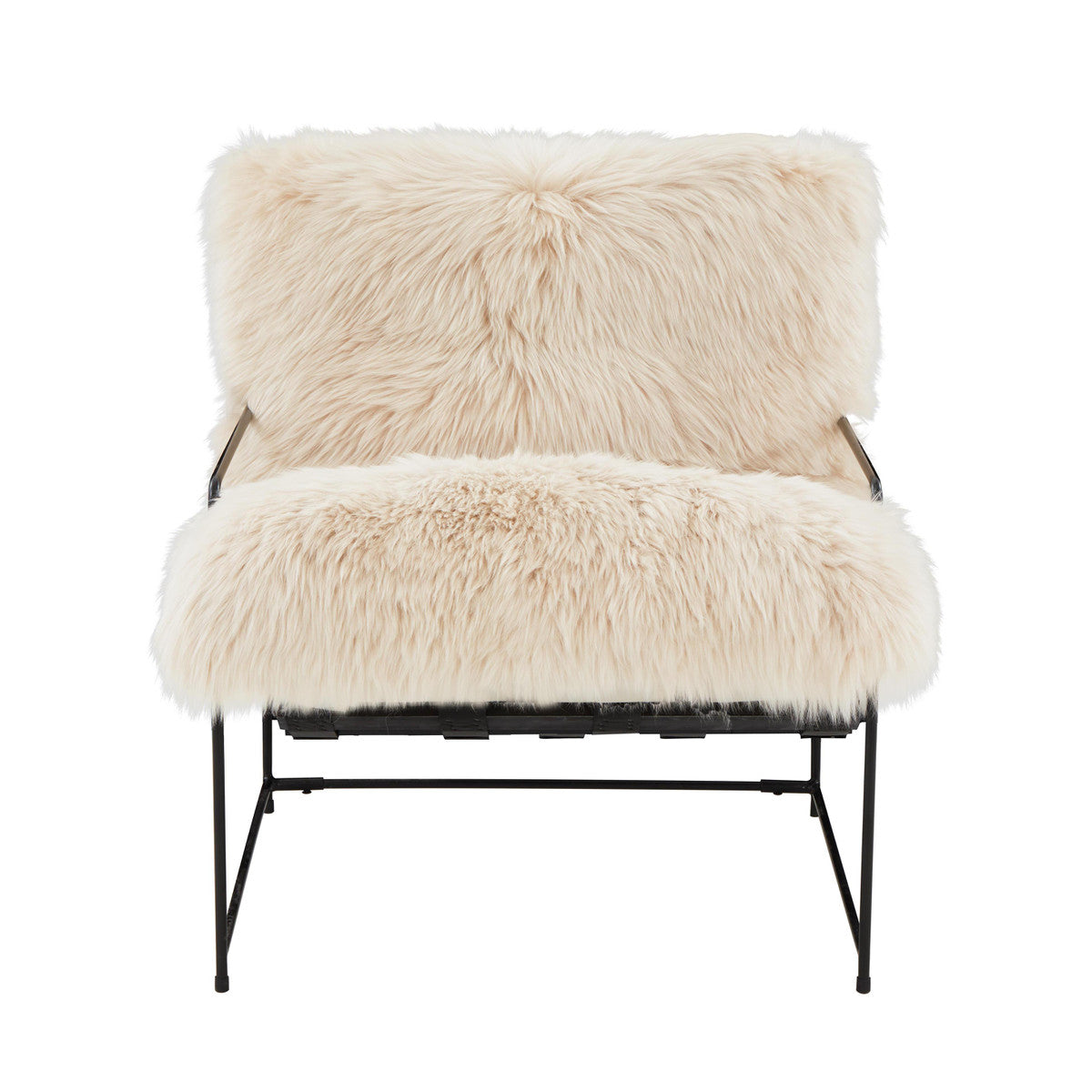 Sophia Genuine Sheepskin Lounge Chair