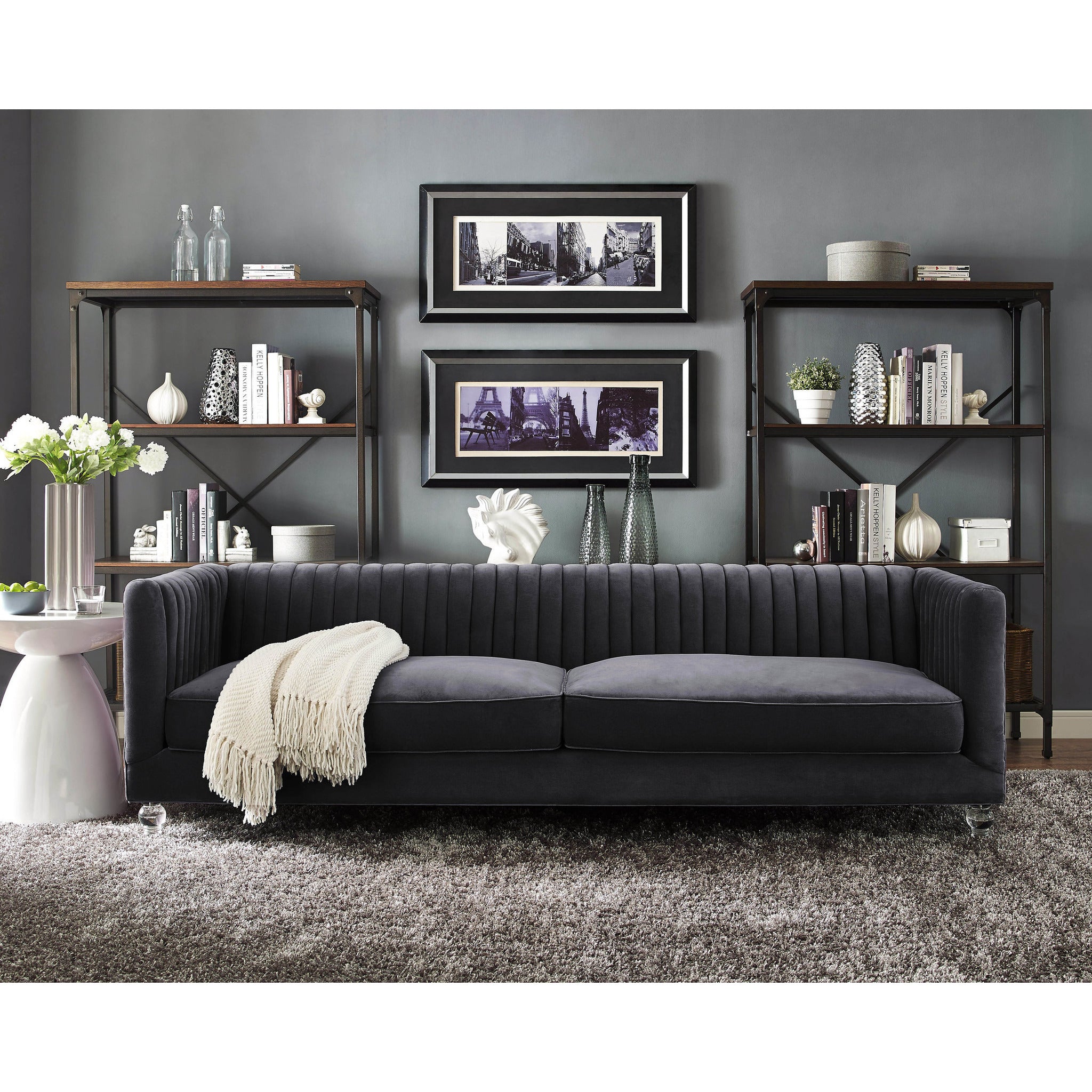 Pilot Velvet Sofa - living-essentials