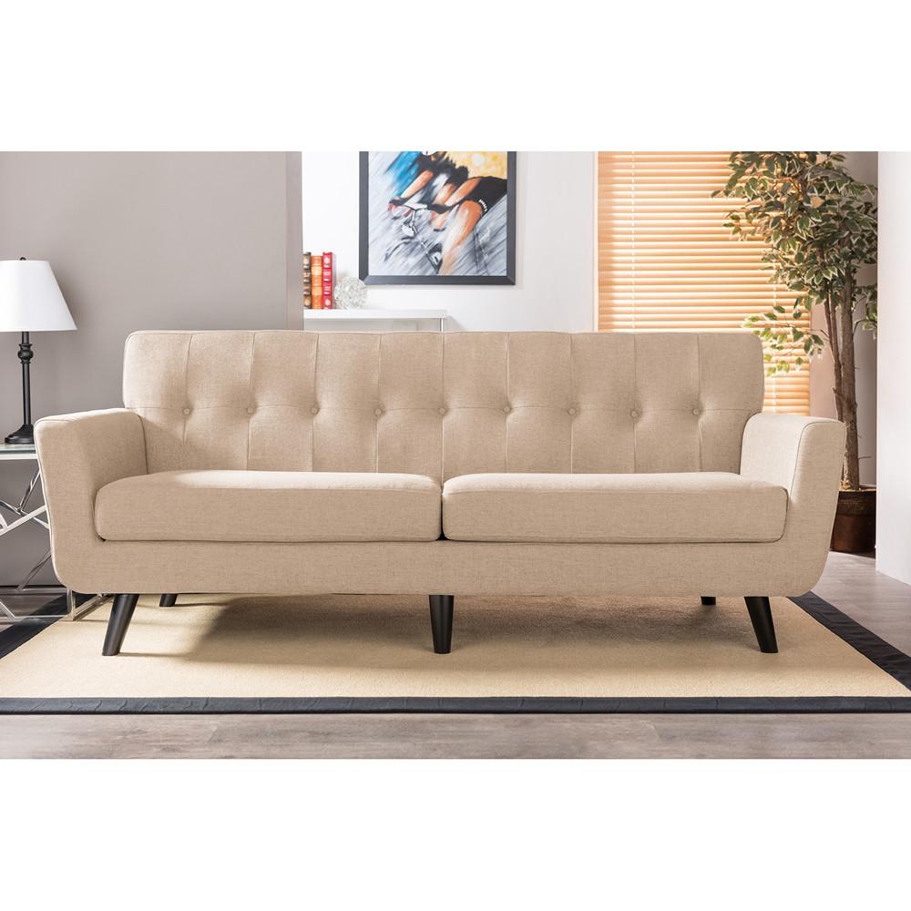 Roxanne Mid Century Fabric Sofa - living-essentials