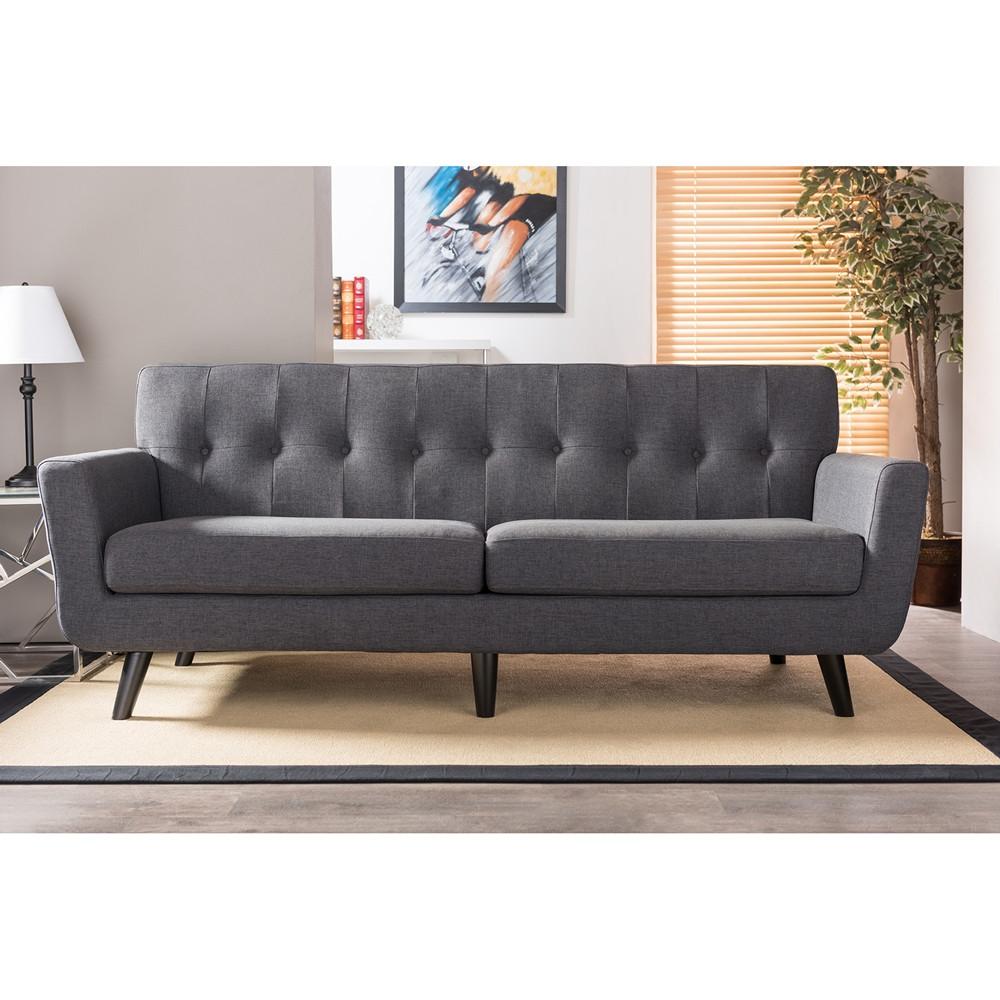 Roxanne Mid Century Fabric Sofa - living-essentials