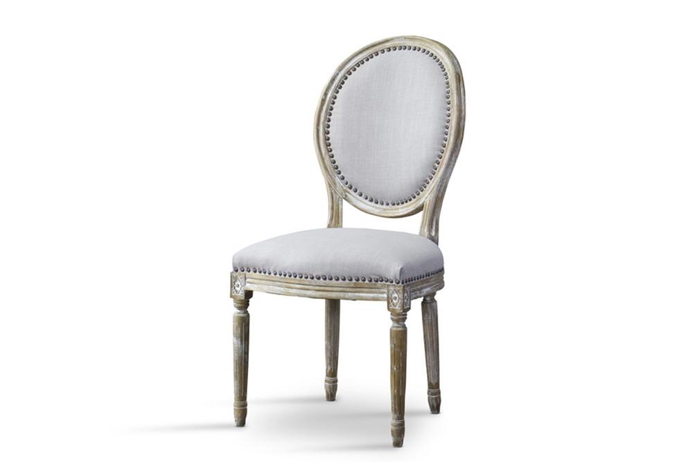 Caine Traditional Round French Accent Chair - living-essentials