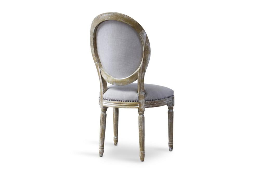 Caine Traditional Round French Accent Chair - living-essentials