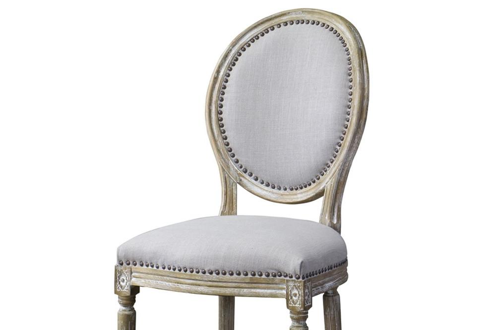 Caine Traditional Round French Accent Chair - living-essentials