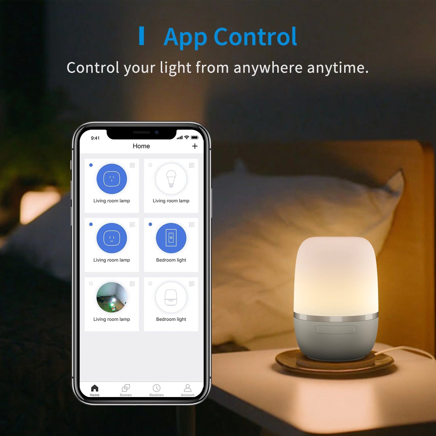 Smart Wi-Fi Table Lamp