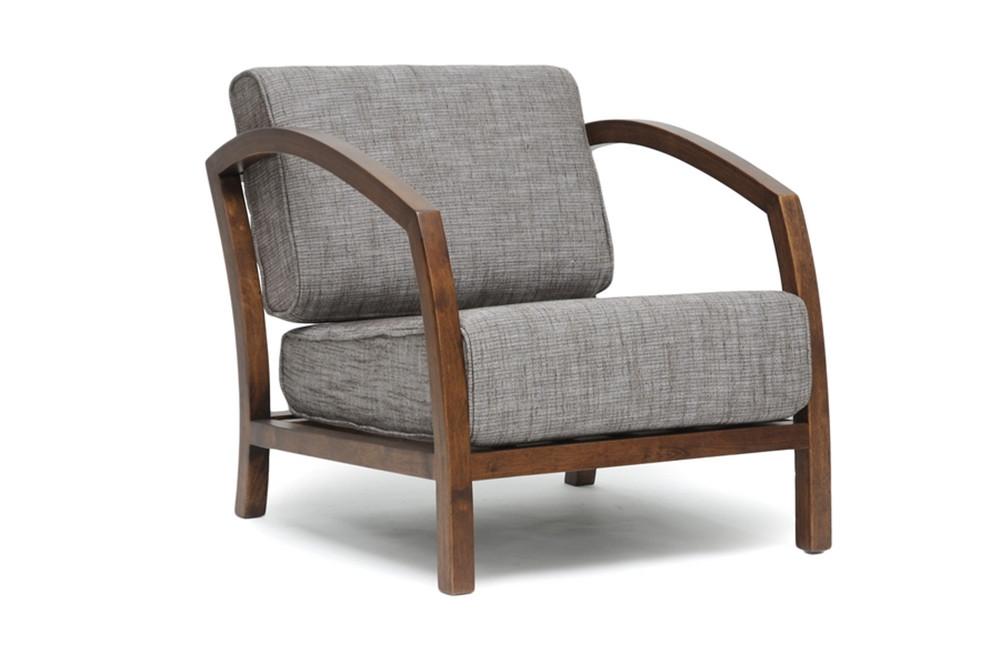 Vinnie Brown Modern Lounge Chair - living-essentials