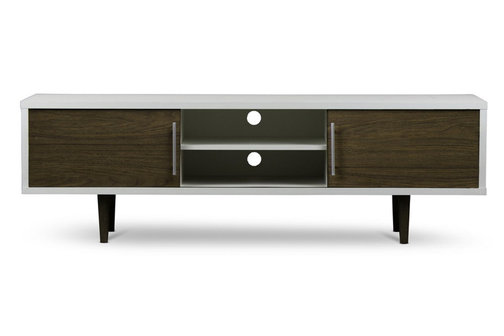 Gennie Mid Century Modern Wood TV Stand - living-essentials