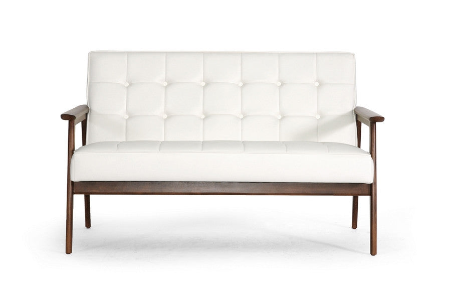 Susan Mid Century White Sofa - living-essentials