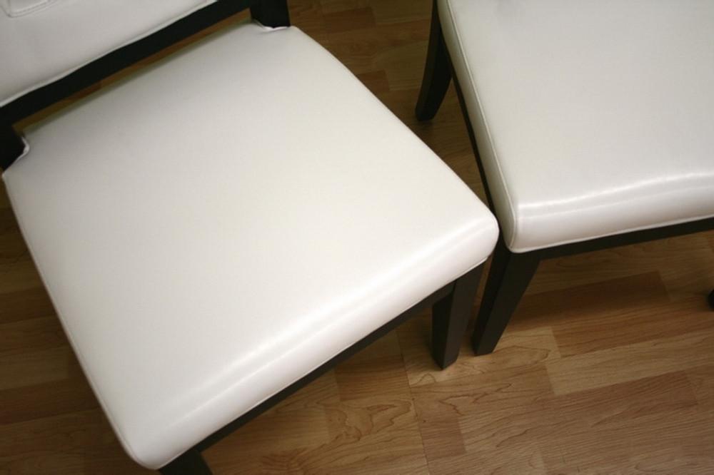 Arjun Cream Leather Dining Chair Set of 2 - living-essentials