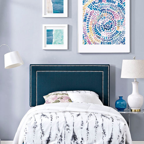 Jasmine Twin Fabric Headboard - living-essentials