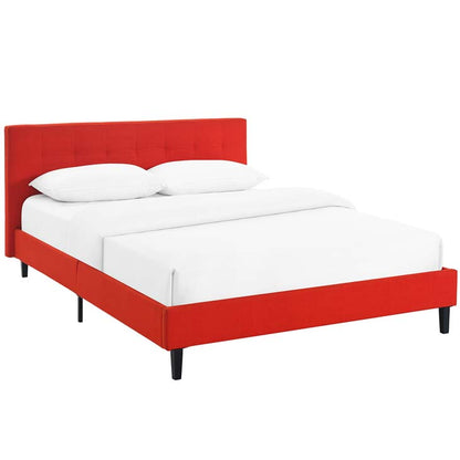 Linda Queen Fabric Bed Frame - living-essentials