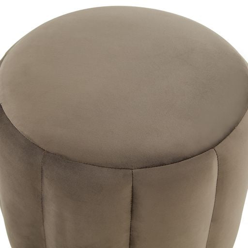 Gandia 19″ Round Velvet Ottoman