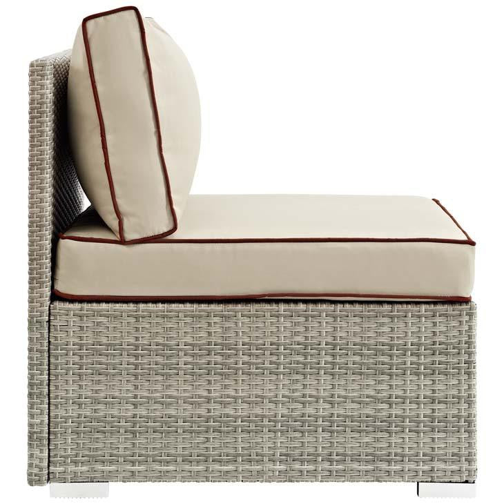 Rennie Outdoor Patio Armless Chair - living-essentials