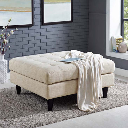 Empire Upholstered Large Ottoman - living-essentials