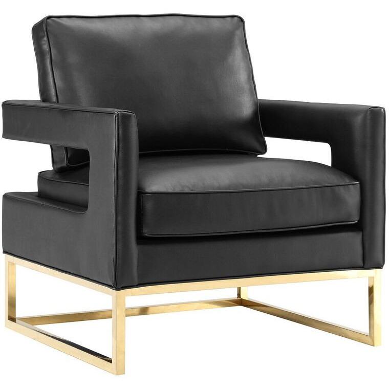 Alfred Leather Lounge Chair - living-essentials