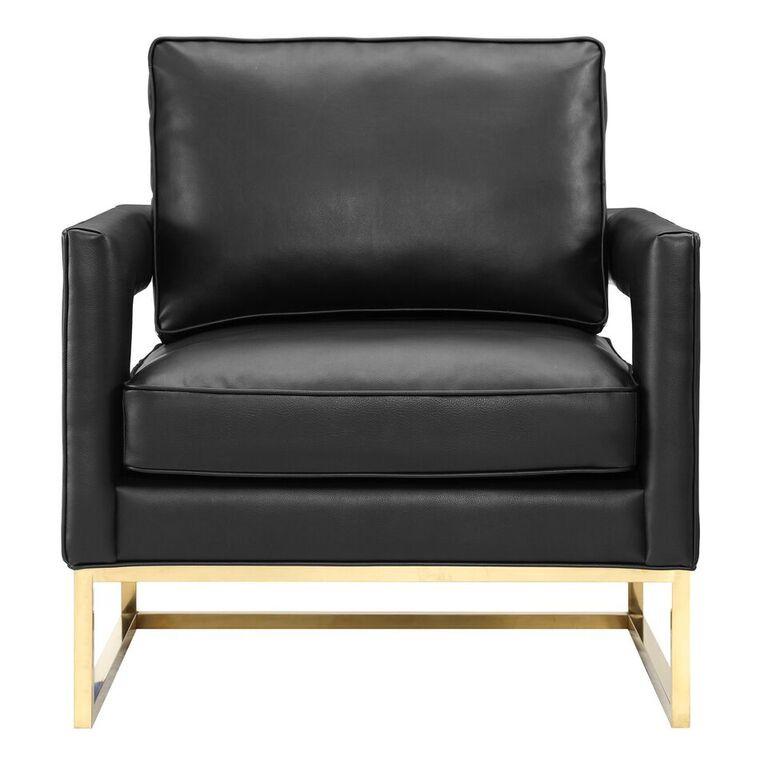 Alfred Leather Lounge Chair - living-essentials