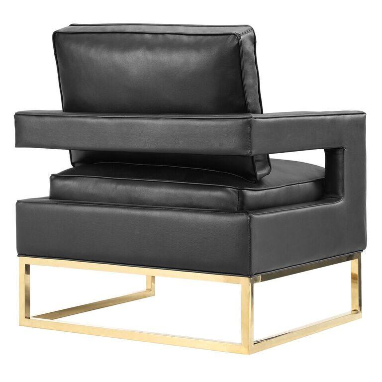 Alfred Leather Lounge Chair - living-essentials